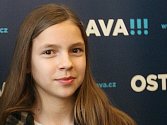 Dvanáctiletou Patricii Janečkovou, vítězku soutěže Talentmania, která žije v Ostravě, přijal v úterý Martin Štěpánek, náměstek primátora města Ostravy.