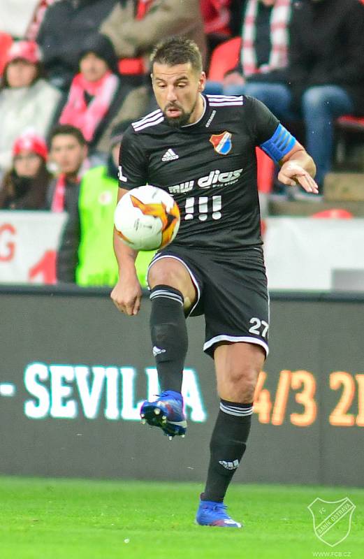 24. kolo FORTUNA:LIGA, SK Slavia Praha - FC Baník Ostrava,10. března 2019 v Praze.