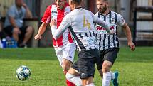 Fotbal, Slovan Ostrava - Malé Hoštice, 24. srpna 2019 v Ostravě.