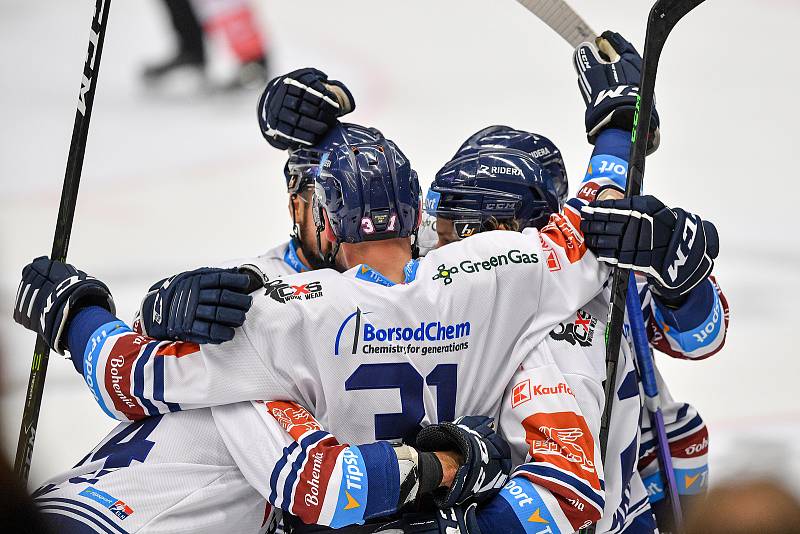 18. kolo hokejové extraligy: HC HC Vítkovice Ridera - HC Sparta Praha, 4. listopadu 2022 v Ostravě. (střed) Dominik Lakatoš z Vítkovic.