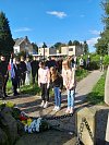Studenti z Michálkovic uctili památku válečných obětí.