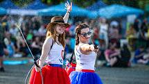 Hudební festival Colours of Ostrava 2019 v Dolní oblasti Vítkovice, 20. července 2019 v Ostravě.