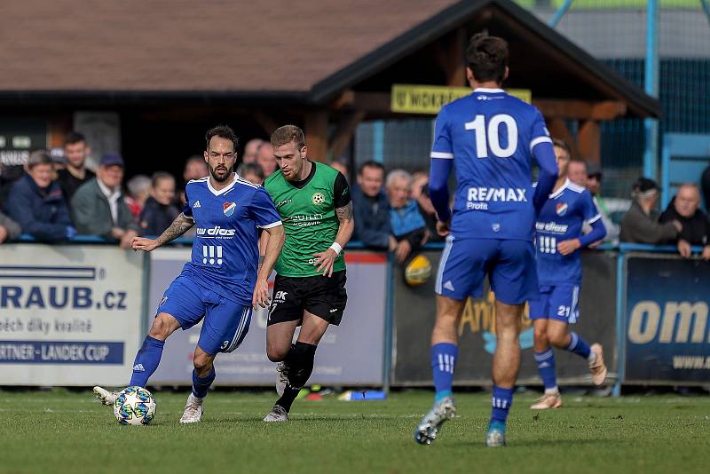 Fotbal, MSFL: Petřkovice - Baník B, 19. října 2019 v Petřkovicích.