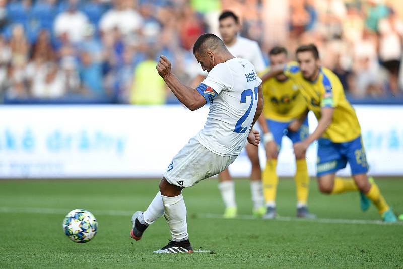 Utkání 3. kola první fotbalové ligy: FC Baník Ostrava - FK Teplice, 26. července 2019 v Ostravě. Na snímku Milan Baroš který neproměnil penaltu.