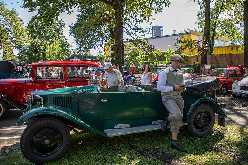 Soutěž elegance historických vozidel, Bohumín, 7. srpna 2021.