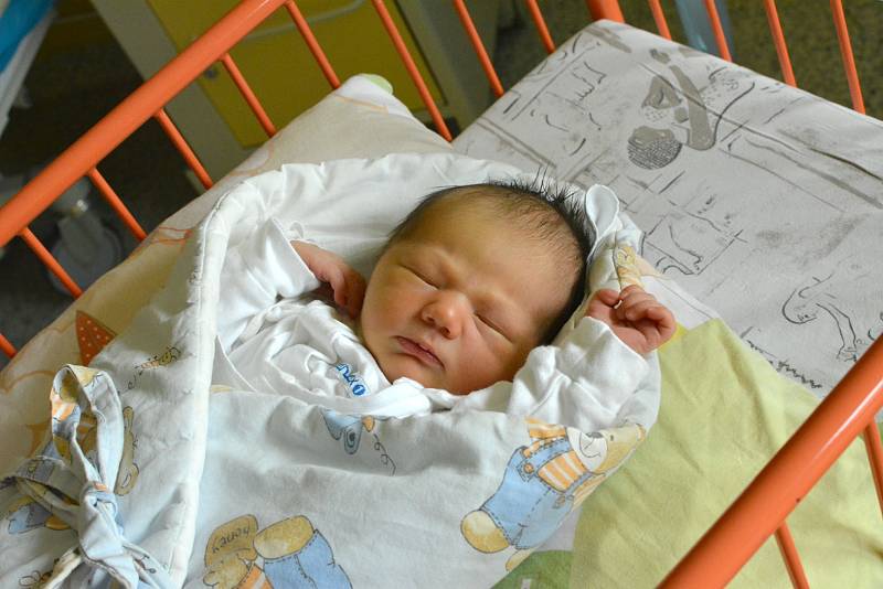 Leopold KOLARZ, 12. 2. 2018, 49 cm, 3460 g, Ludgeřovice. Městská nemocnice Ostrava.