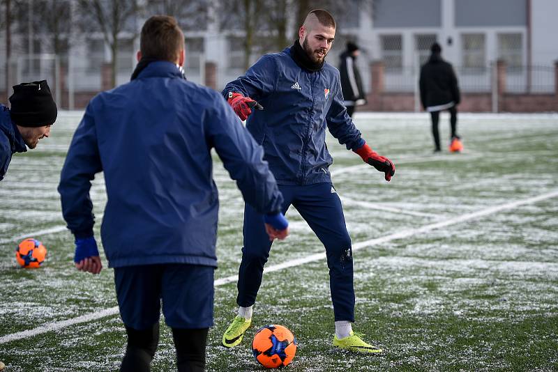 Zimní příprava FC Baníku Ostrava, 3. ledna 2019 v Ostravě.