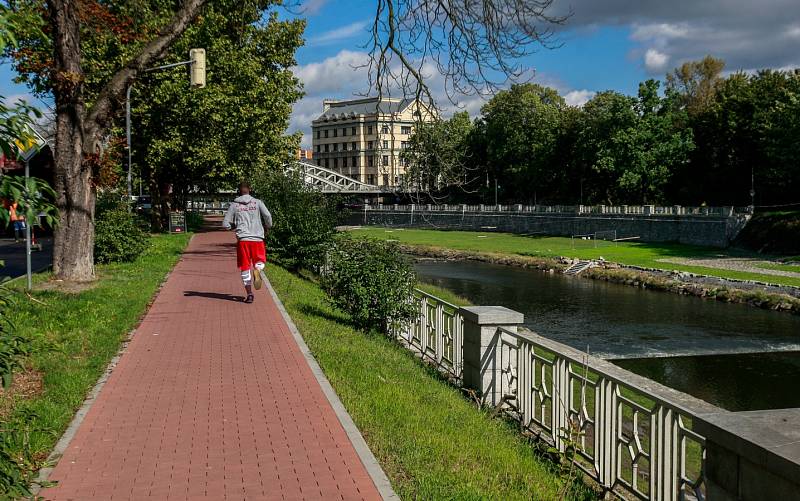 Pětipodlažní skelet, jednou snad bytový dům, je stěžejním místem Malé Kodaně, pomyslné spojnice centra města s řekou Ostravicí. Už pět let stále atraktivnější lokalitu hyzdí a líbivou vizi kulturní čtvrti oddaluje.