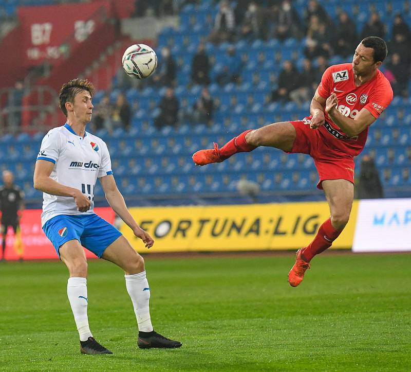 Baník Ostrava - Zbrojovka Brno (1:1), 30. kolo FORTUNA:LIGY, 1. května 2021. Městský stadion ve Vítkovicích.