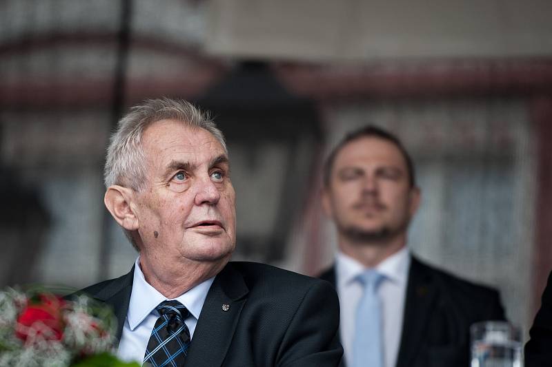 Ve středu 6. září 2017 přijel, v rámci páté oficiální návštěvy Moravskoslezského kraje, prezident Miloš Zeman také do Nového Jičína.