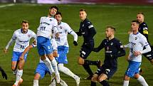 Utkání 8. kola první fotbalové ligy: FC Baník Ostrava - FC Slovácko, 20. ledna 2021 v Ostravě. (střed) José Mena Rodríguez z Ostravy.