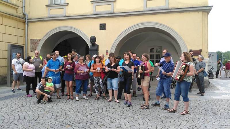 Setkání příznivců geocachingu v Ostravě 18. června 2018.