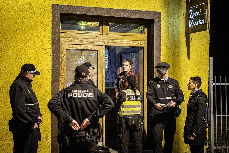 Policie a strážníci, Ostrava, rok 2020. Ilustrační foto.