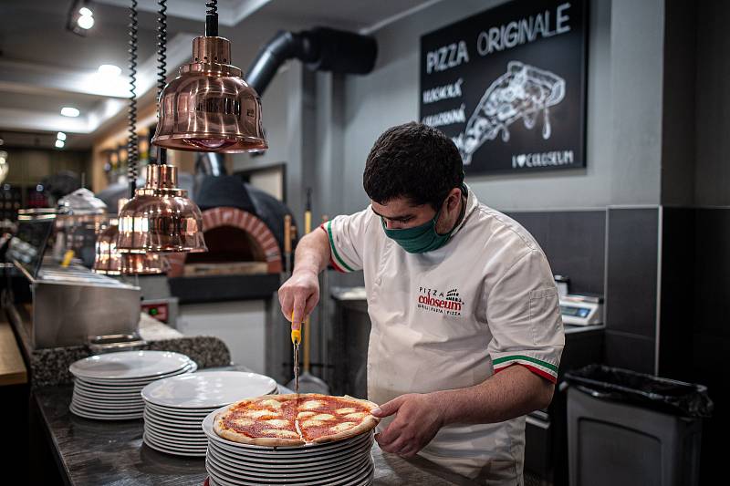 Pizza Coloseum - Masarykovo náměstí, 25. května 2020.