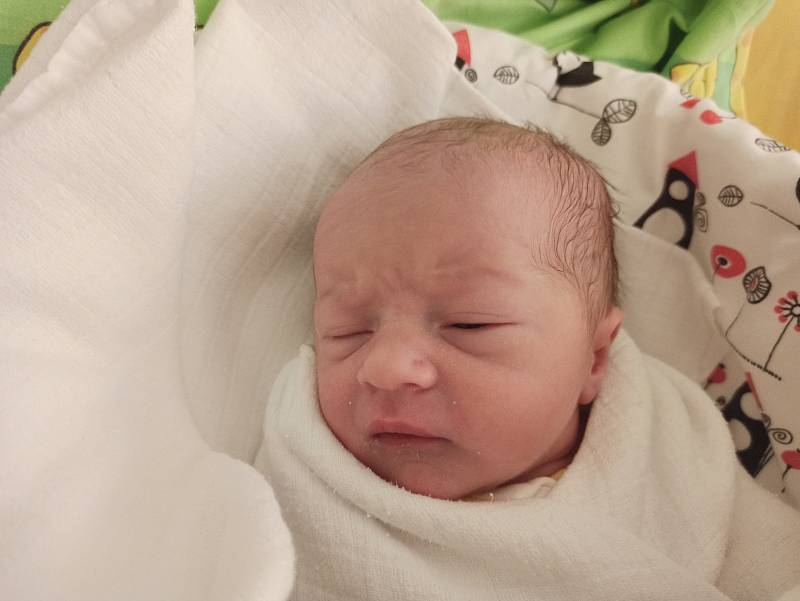 Matyáš Kaleta, Třinec, narozen 27. června 2022 v Třinci, míra 45 cm, váha 2530 g. Foto: Gabriela Hýblová