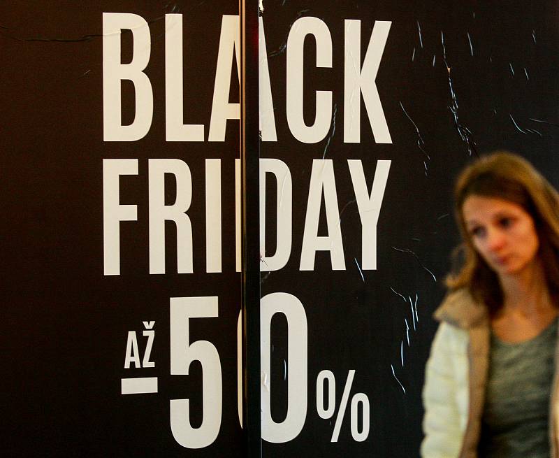 Black friday v Ostravě. Ilustrační foto.