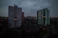Problémové domy na ulici V. Košaře 4 a 5 v ostravské městské části Dubina, březen 2018.