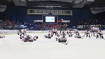 Utkání 34. kola hokejové extraligy: HC Vítkovice Ridera - HC Oceláři Třinec, 12. ledna 2019 v Ostravě.