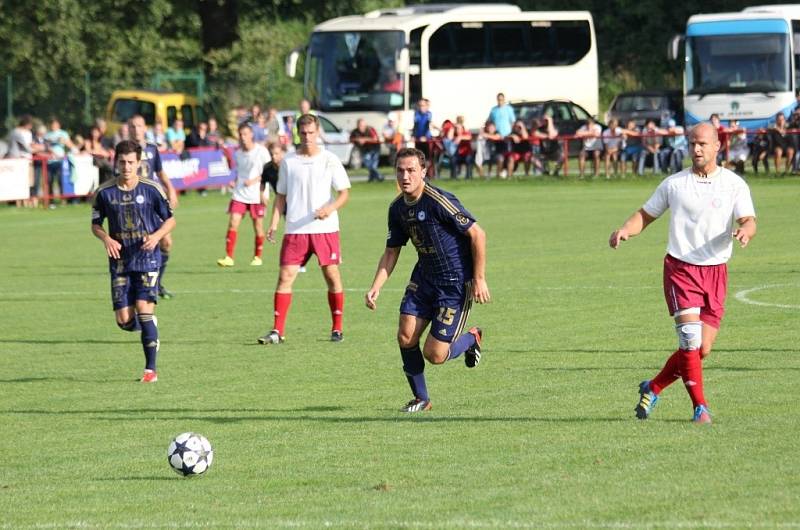 Fotbalový pohár: Mikulovice versus Sigma Olomouc.