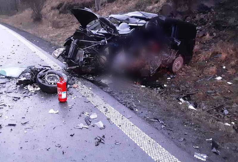 Tragická nehoda v neděli 19. prosince 2021 na Mohelnickém kopci.