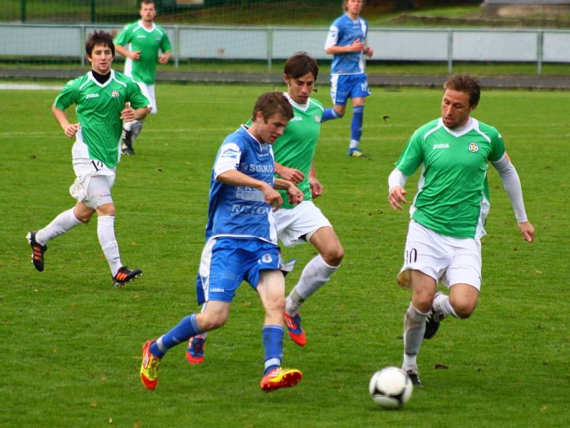 Sulko versus Hlučín (zelené dresy).