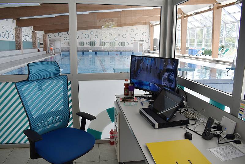 Aquacentrum Šumperk krátce po otevření ve středu 2. června.