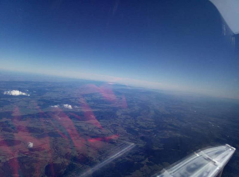 Snímky z dálkových letů Davida Macha.