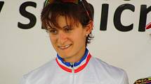 Martina Sáblíková vyhrála v Šumperku český šampionát v cyklistické časovce