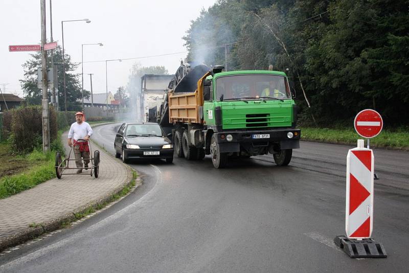 Rekonstrukce výpadovky ze Šumperku na Bruntál a Jeseník.