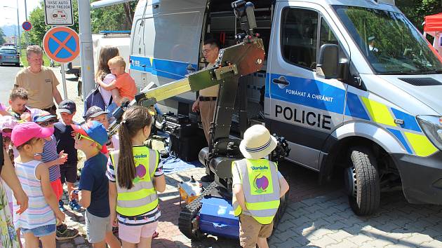 Prezentační akce Den Policie ČR v Šumperku.