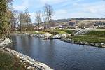 Protipovodňová opatření na řece Desné - povodňový park u Červeného dvora.