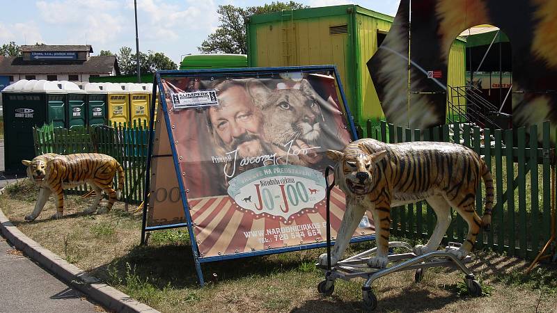 V Šumperku v těchto dnech hostuje cirkus Jo-joo. Láká na vystoupení šelem.