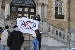 Šumperská demonstrace proti ACTA, sobota 11. února 2012