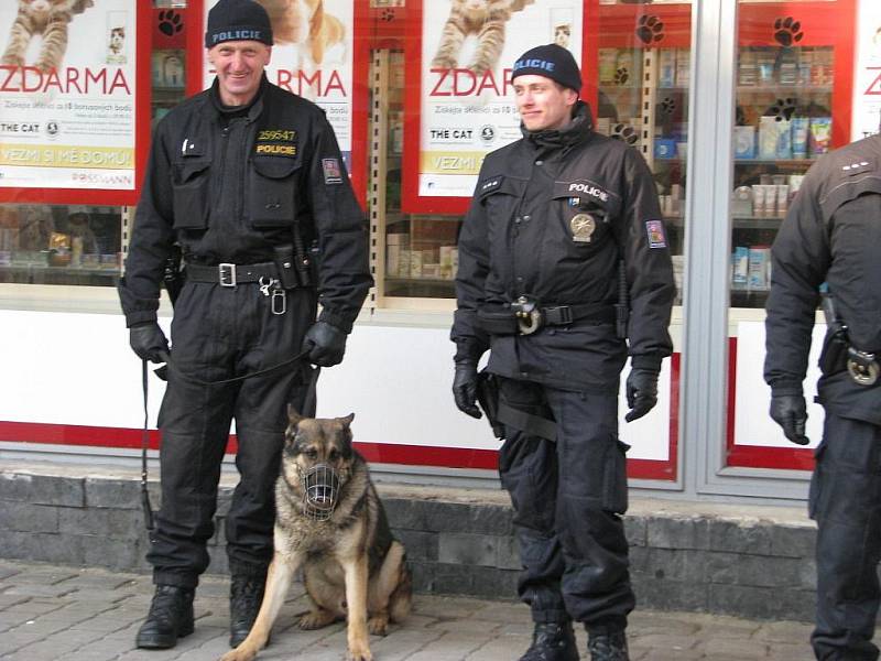 Šumperská demonstrace proti ACTA, sobota 11. února 2012