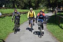 Slavnostní otevření cyklookruhů na Zlatohorsku v úterý 13. září 2022.