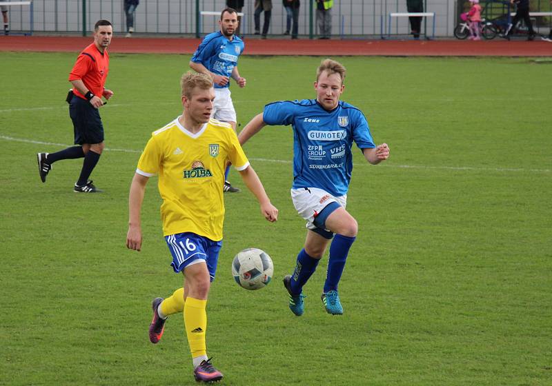 Šumperští fotbalisté na jaře poprvé přišli o body, doma remizovali s Břeclaví 1:1.