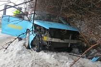 Druhá z nehod, která se stala ve středu 29. prosince na silnici I/35 v Mohelnici.