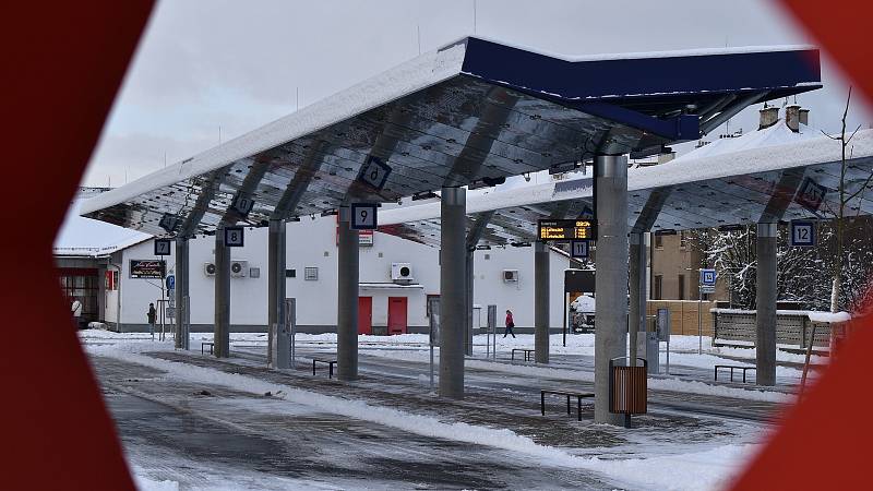 Nový přestupní terminál Šumperk - autobusové nádraží.