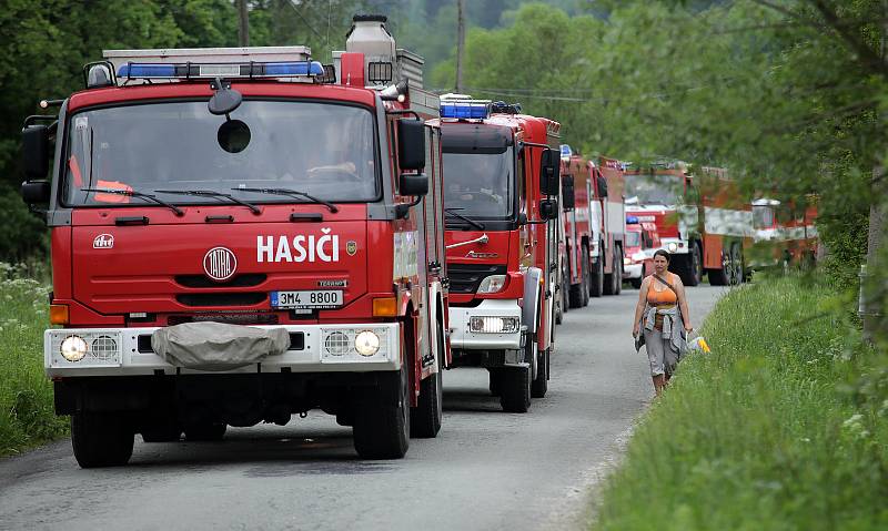 Krajské cvičení složek IZS (rozsáhlý požár lesa) FOREST FIRE 2017.