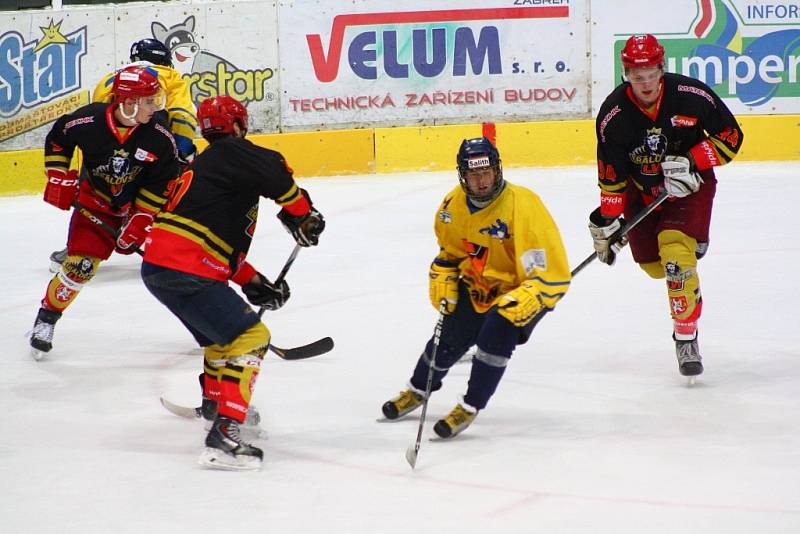 Draci Šumperk (krajský přebor) versus Hradec Králové (juniorka).