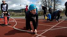 Bludovší hasiči trénují na olympiádu v požárním sportu.Vrcholná soutěž za účasti zástupců nejméně čtyřiceti zemí se bude konat v červenci v rakouském Villachu.