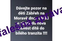 Falešná zpráva o tranzitu v Zábřehu se šíří sociálními sítěmi. Nesdílejte, vyzývá policie