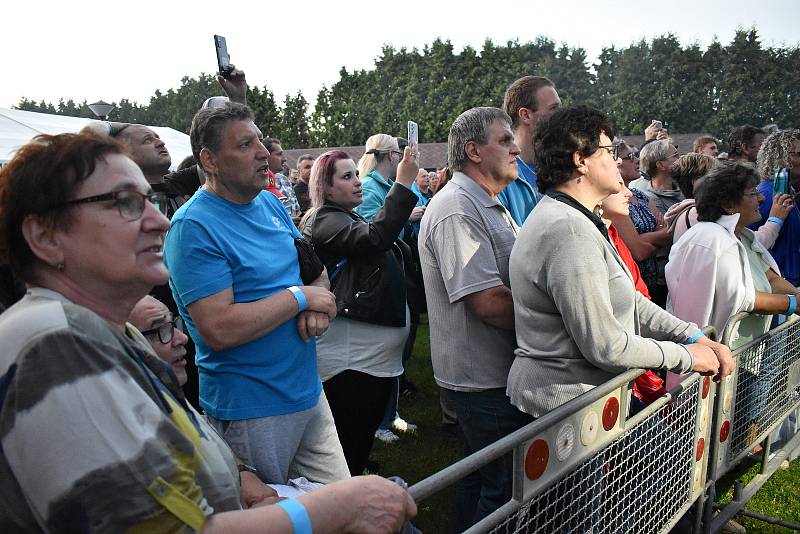 Vystoupení kapely Olympic v Dolních Studénkách.