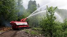 Krajské cvičení složek IZS (rozsáhlý požár lesa) FOREST FIRE 2017.