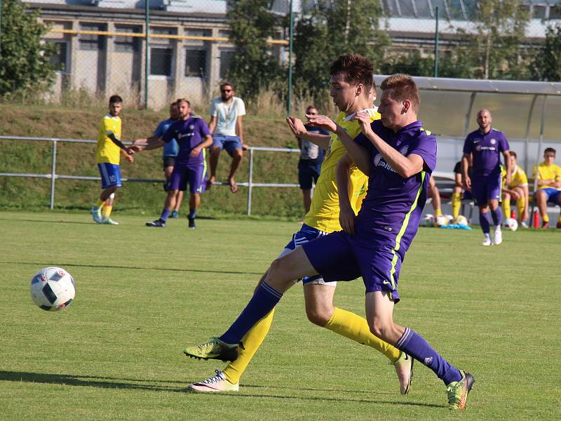 Mohelnice překvapila divizní Šumperk. Těsné vítězství zařídil gólem z úvodu duelu Jiří Kloss.