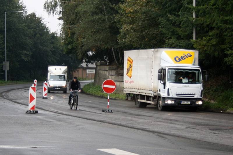 Rekonstrukce výpadovky ze Šumperku na Bruntál a Jeseník.