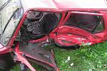 K vážné nehodě dvou osobních aut došlo v pondělí 1. srpna před čtvrtou hodinou odpoledne v Rovensku