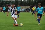 Fotbalisté FC Želatovice porazili FK Jeseník 1:0. Tomáš Matušík