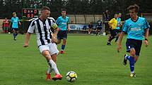 Fotbalisté FC Želatovice porazili FK Jeseník 1:0. Tomáš Matušík