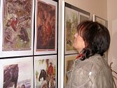 Výstava ilustrací Zdeňka Buriana, kterou hostí až do poloviny února příštího roku Vlastivědné muzeum v Šumperku.